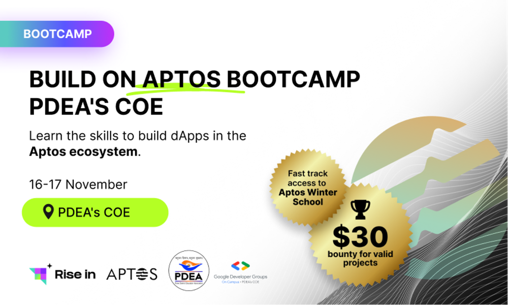  Build on Aptos Bootcamp - PDEA's COE