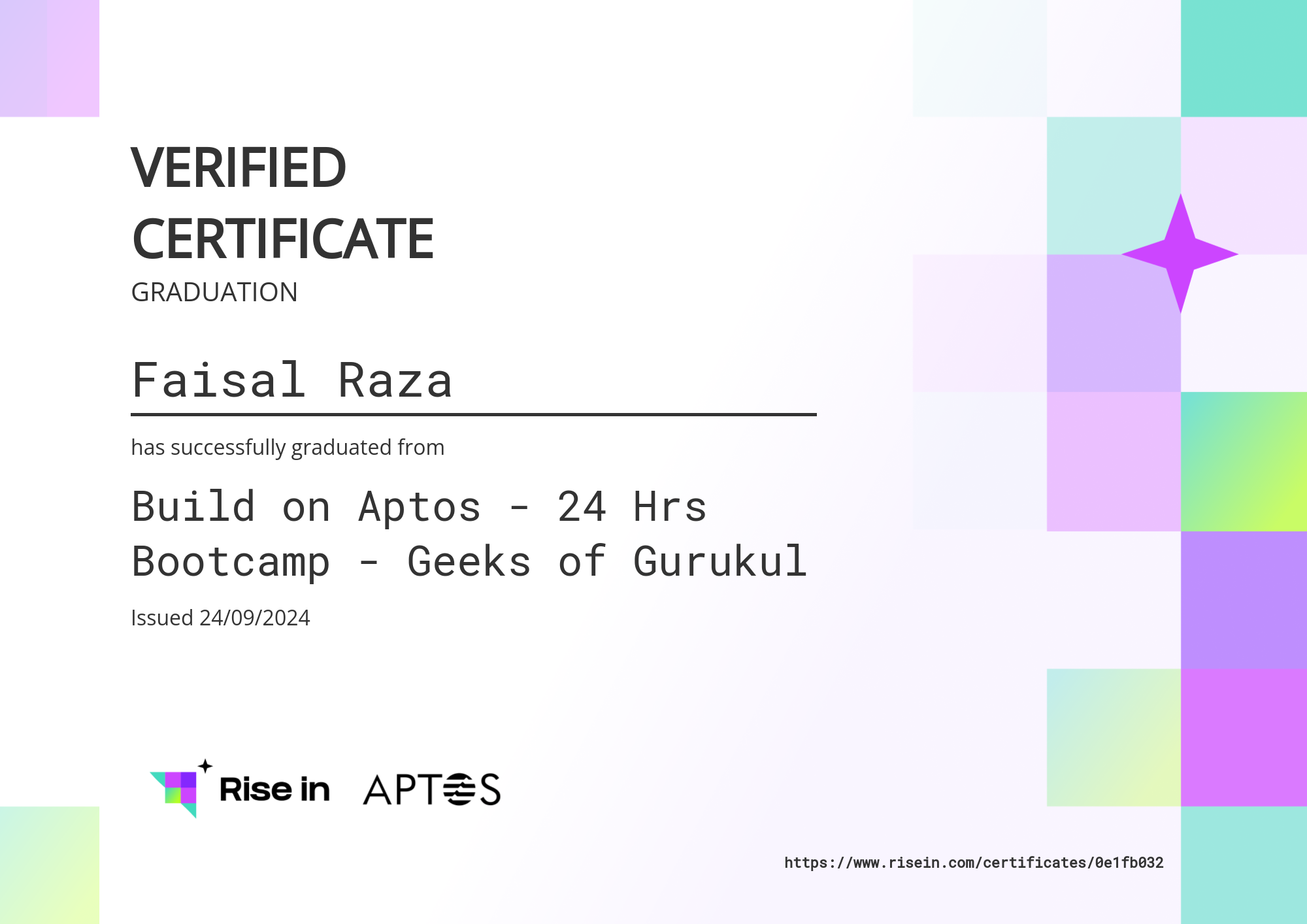 certificate image