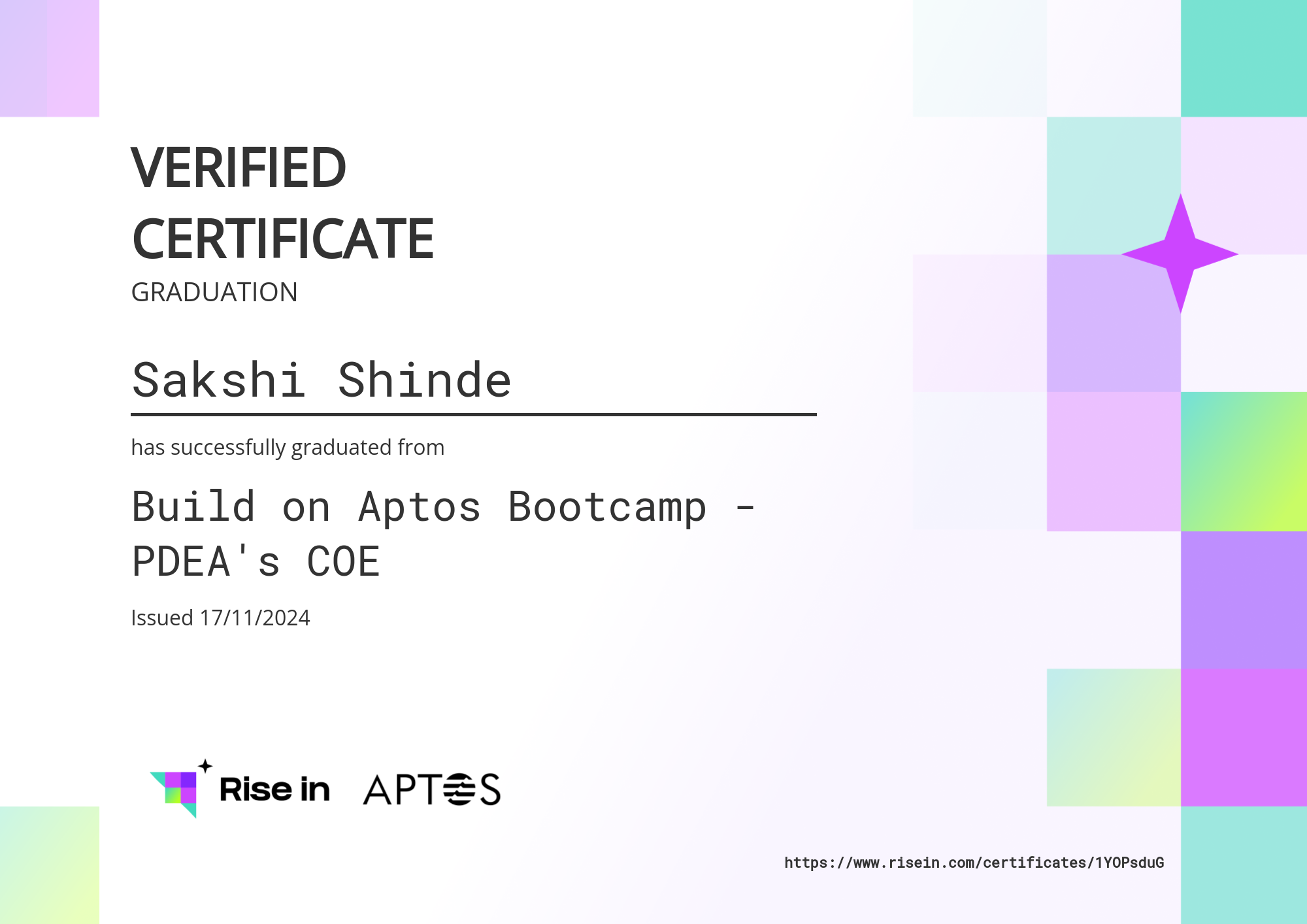 certificate image