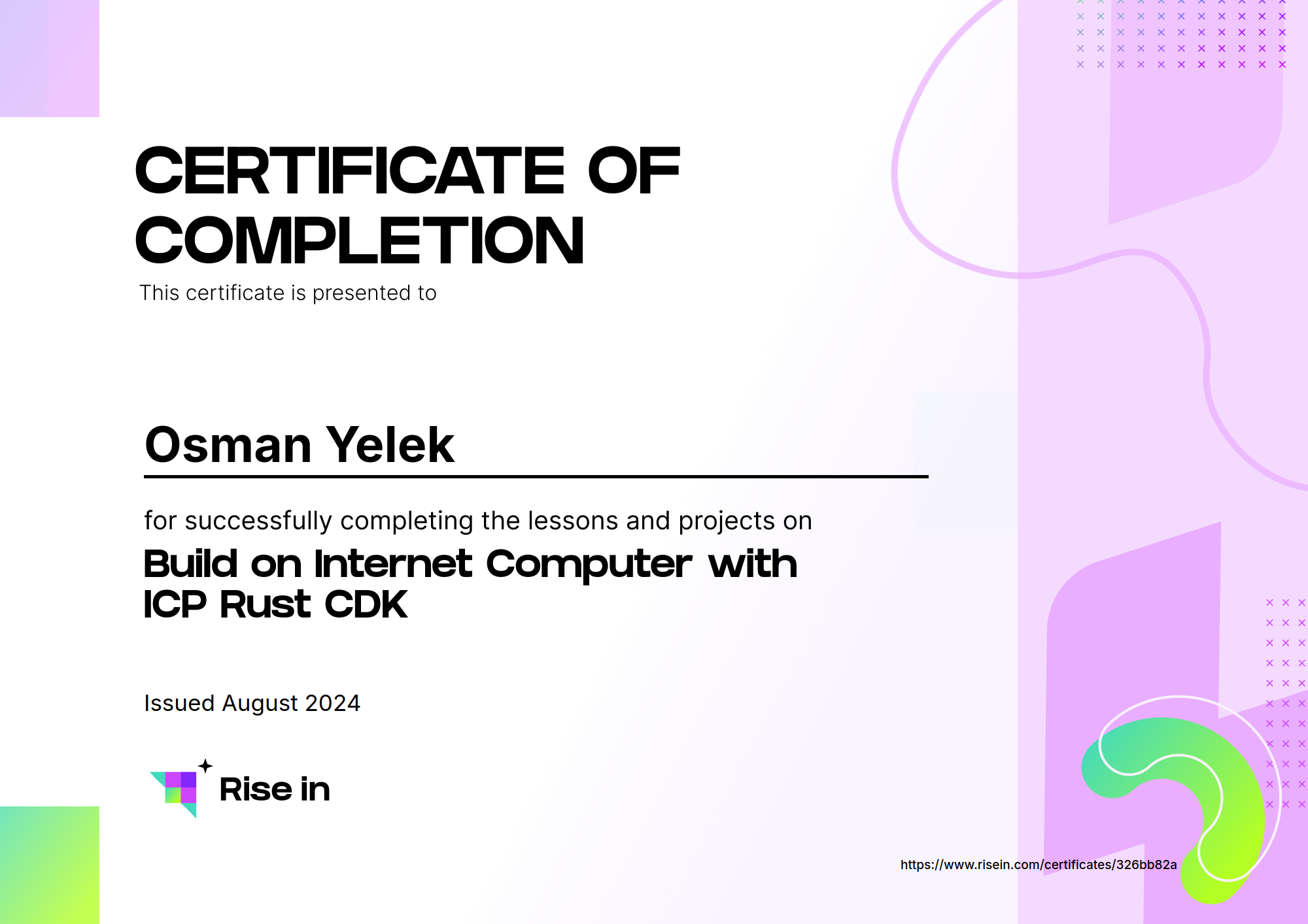 certificate image
