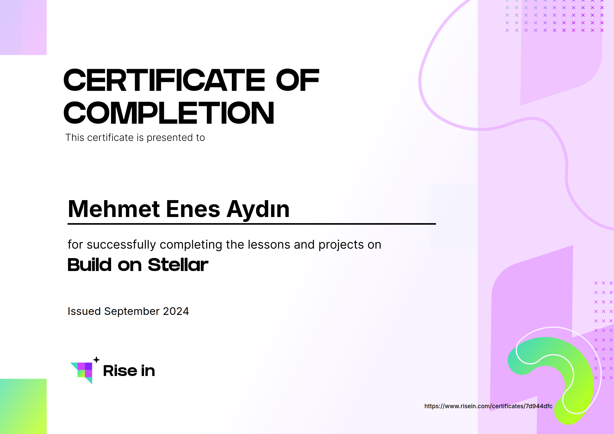 certificate image