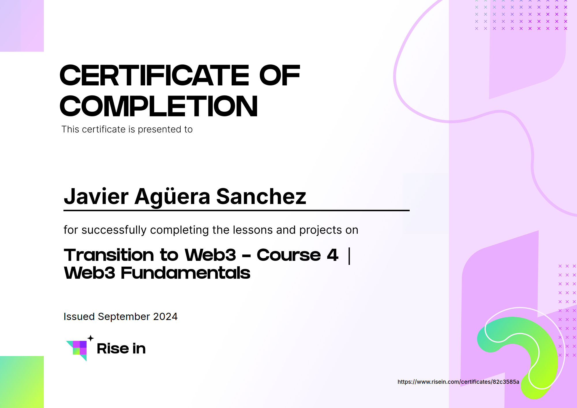 Transition to Web3 - Course 4 | Web3 Fundamentals