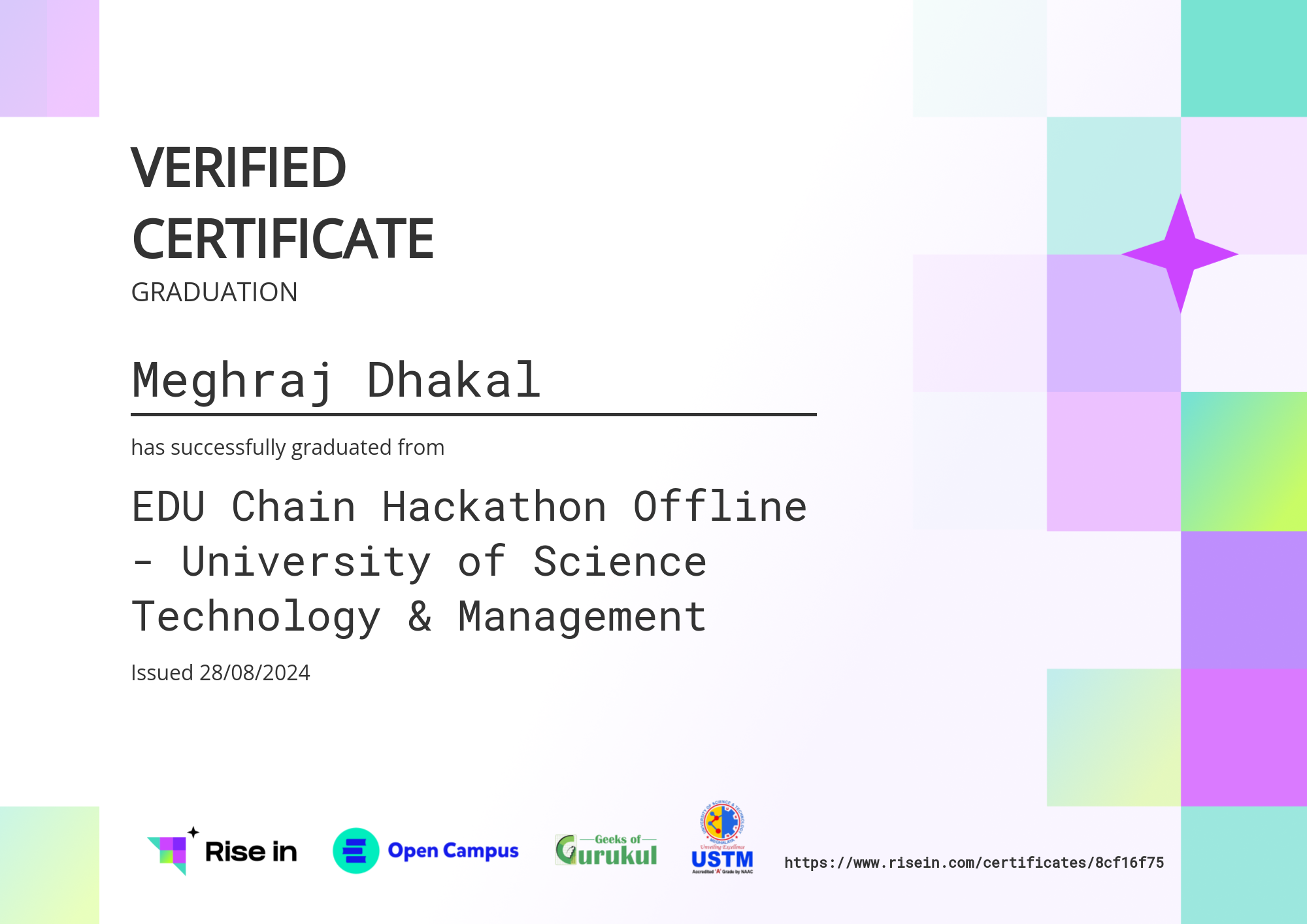 certificate image