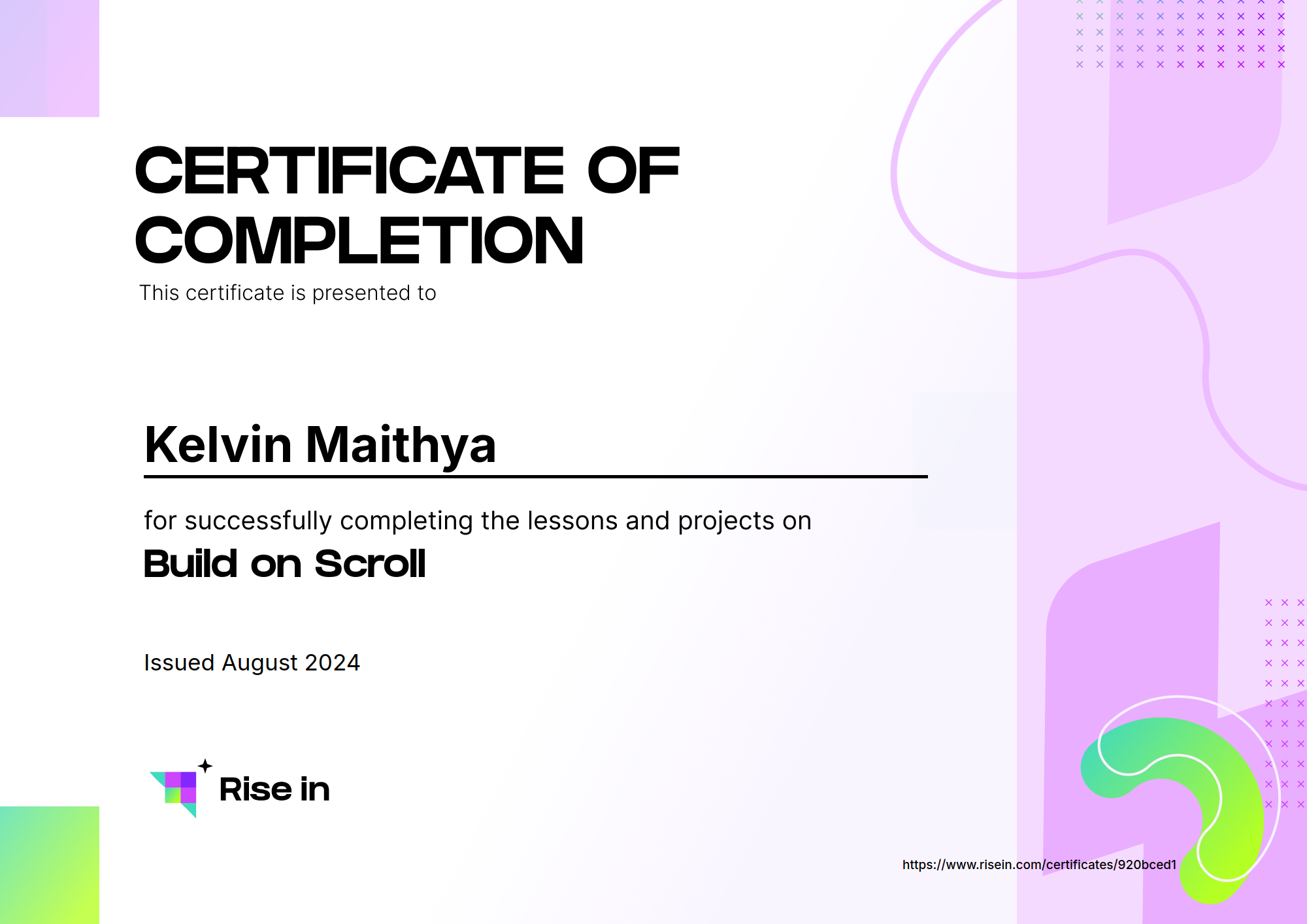 Build on Scroll