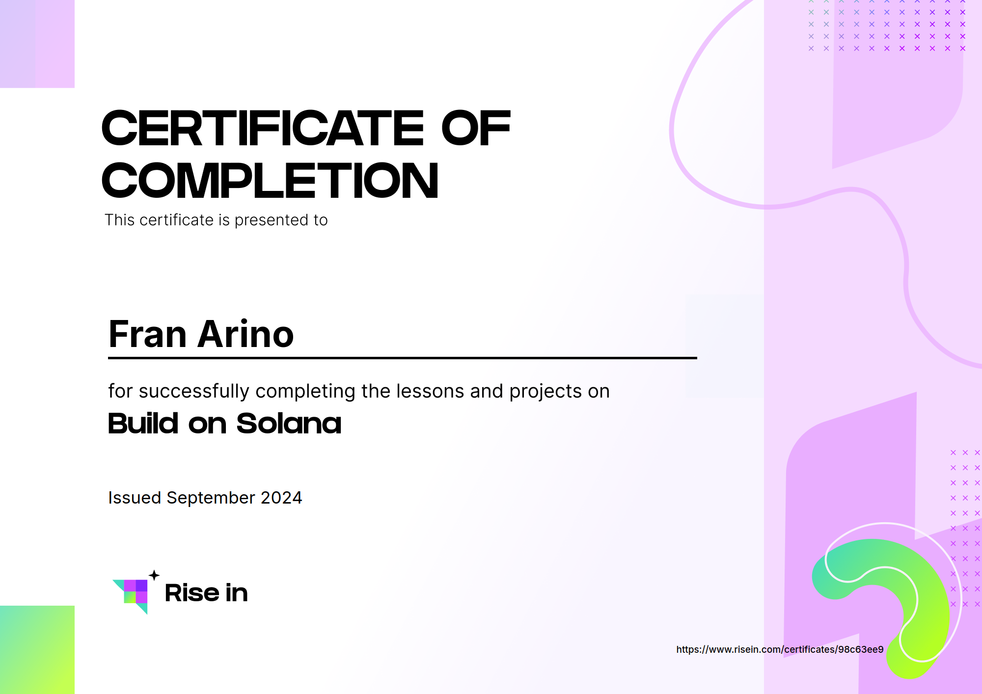 certificate image