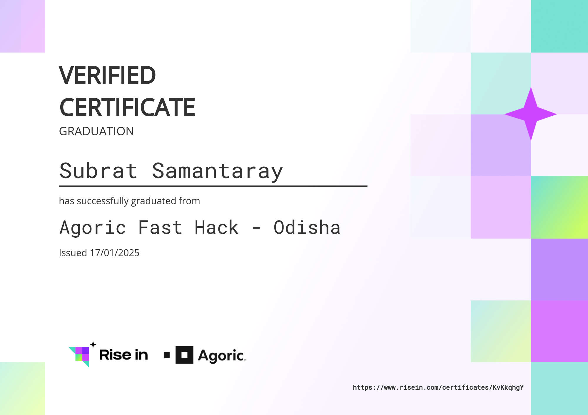 certificate image