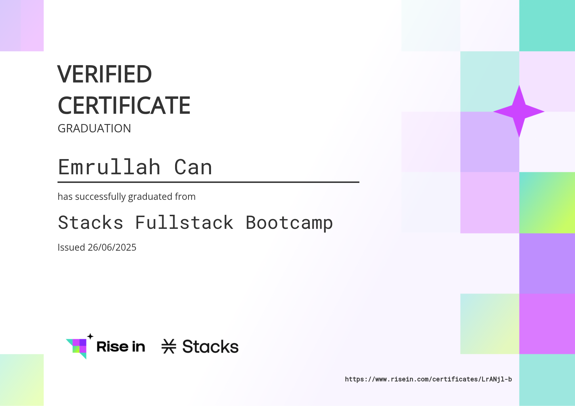 Stacks Fullstack Bootcamp Turkey