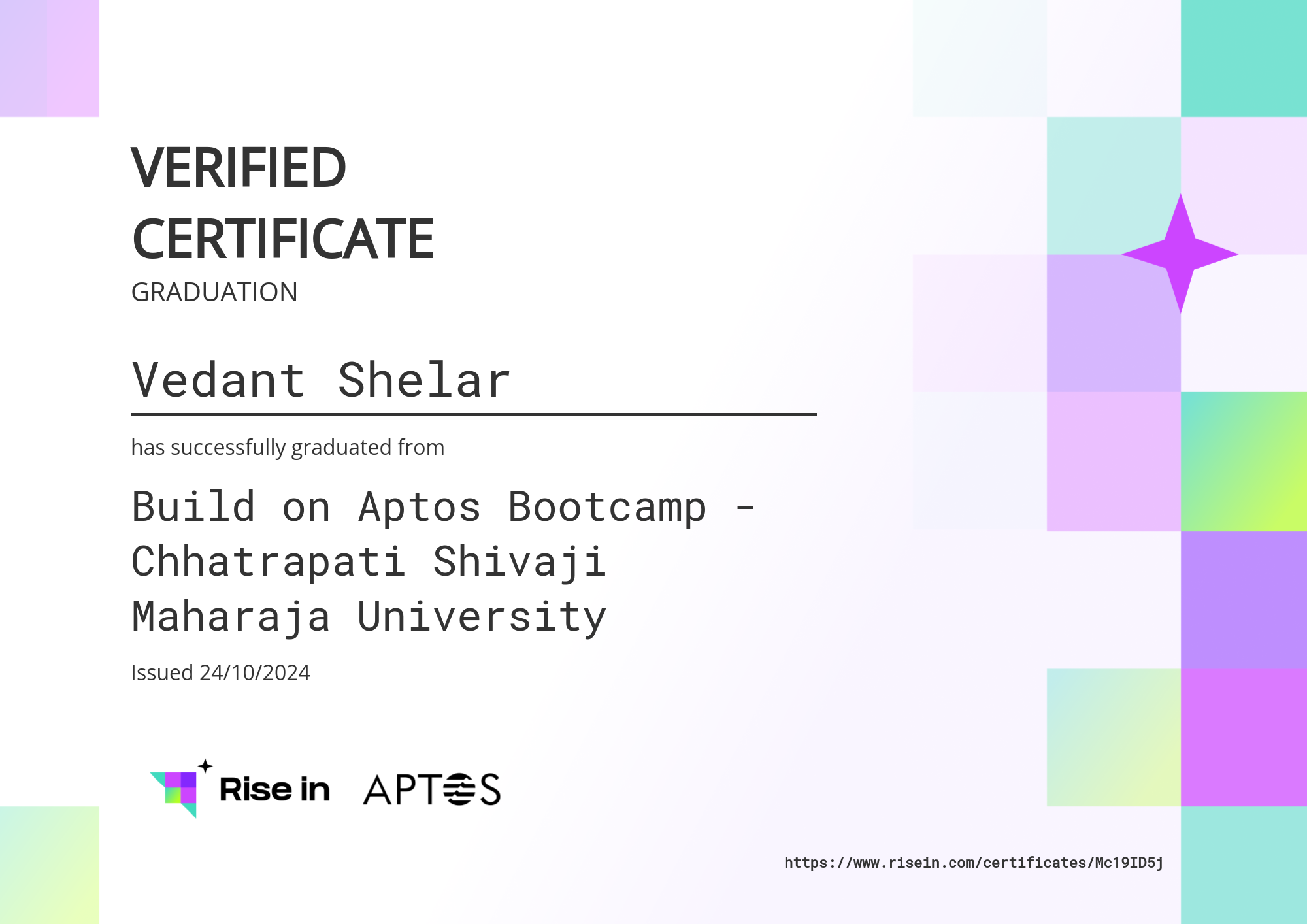 certificate image