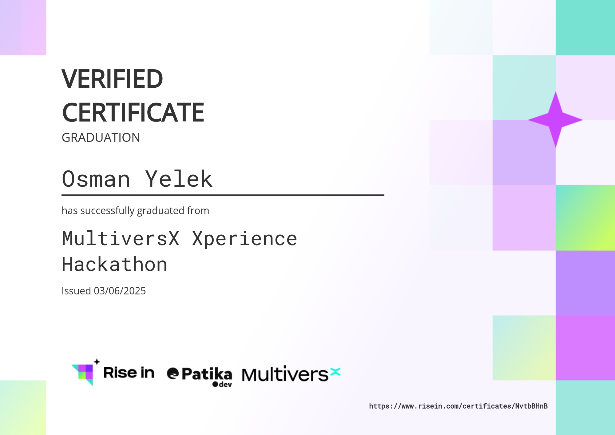 MultiversX Xperience Hackathon