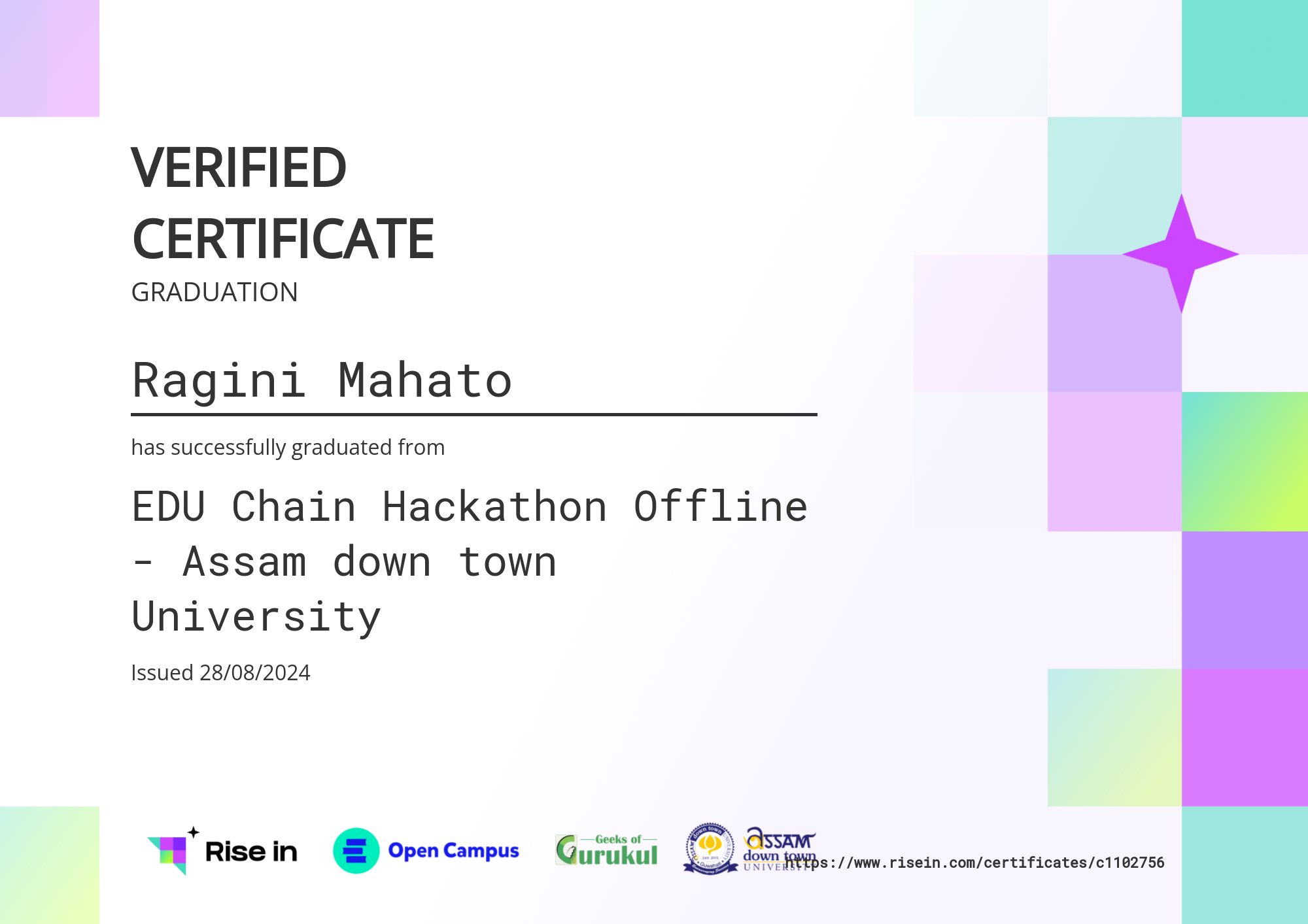 certificate image