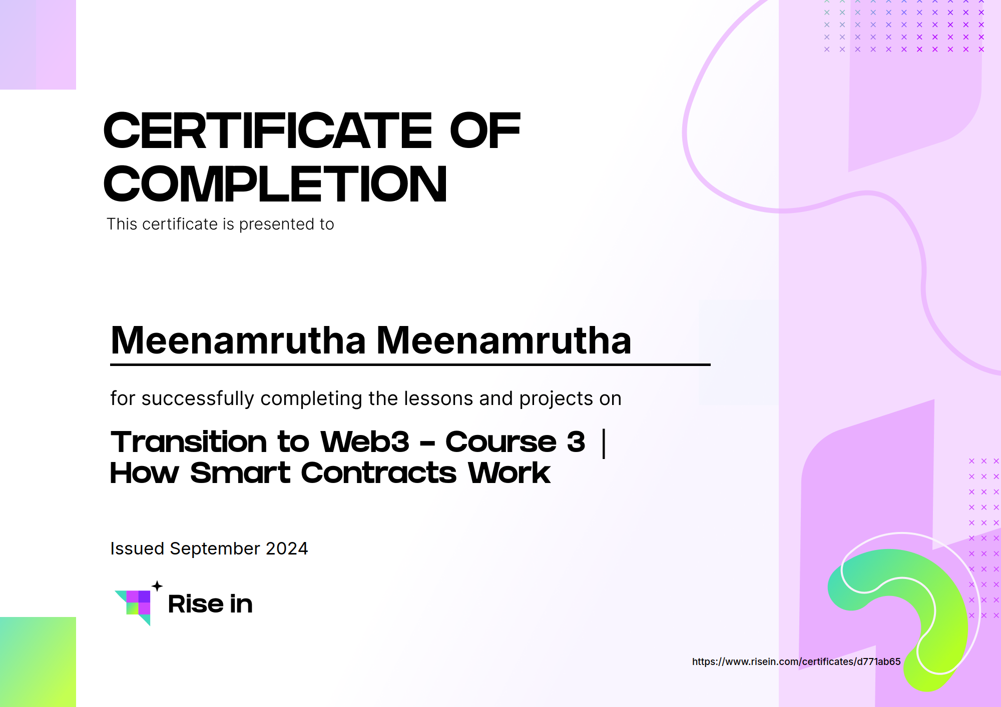 Transition to Web3 - Course 3 | How Smart Contracts Work