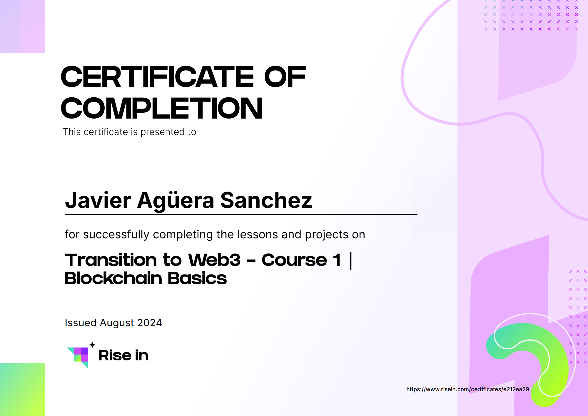 certificate image
