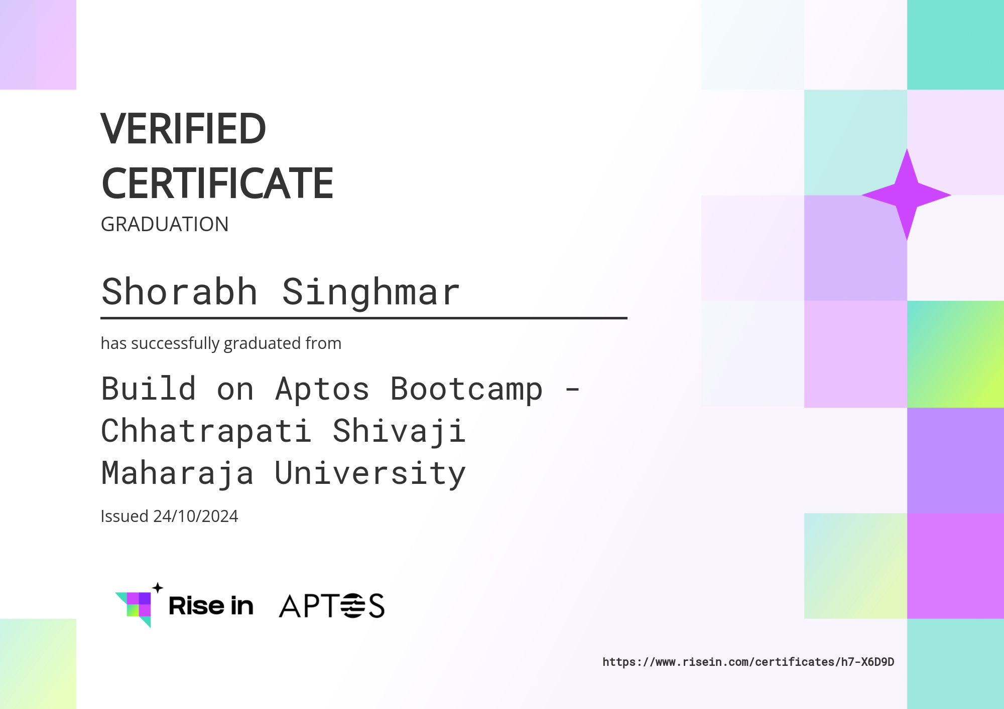 certificate image