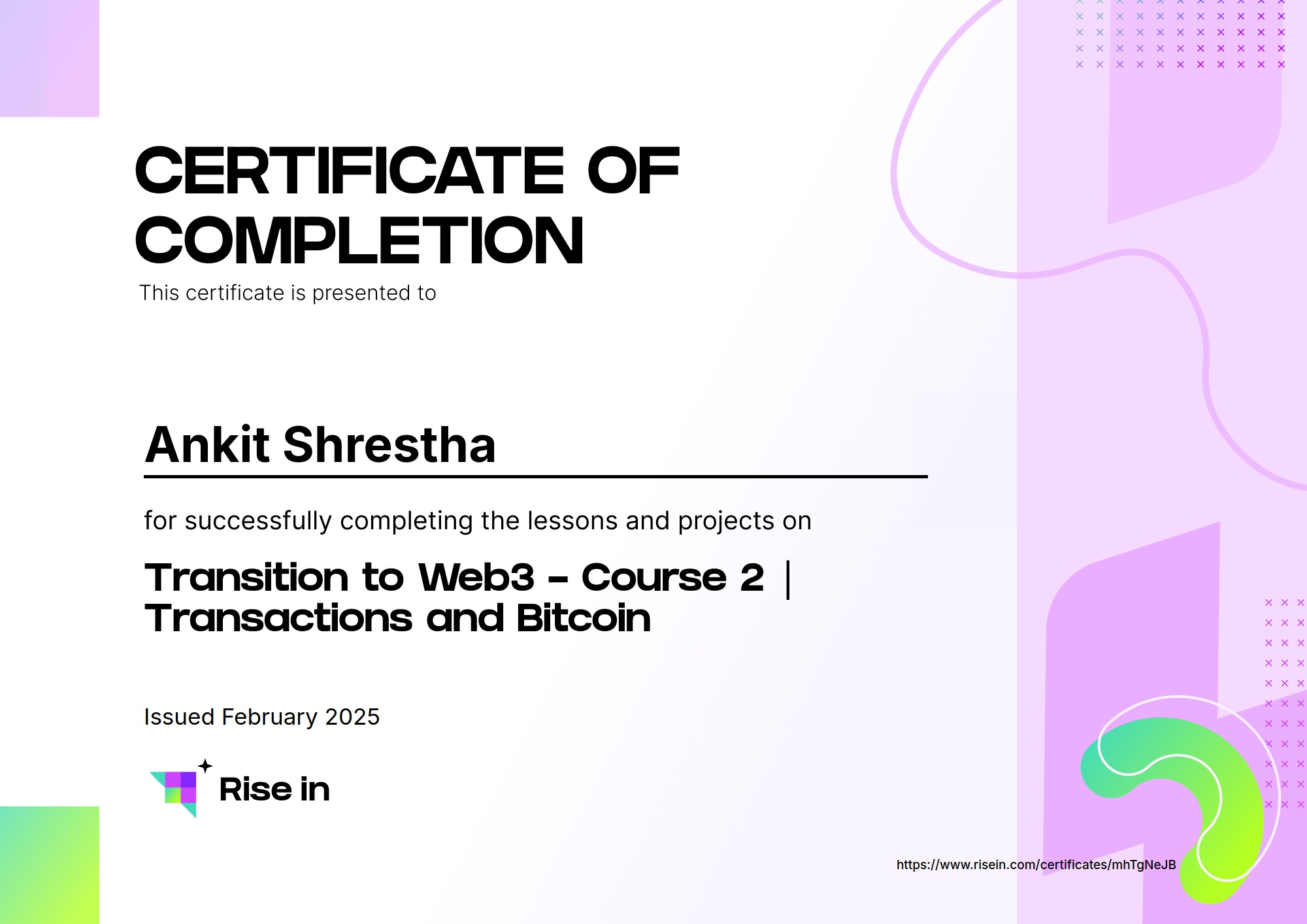 certificate image