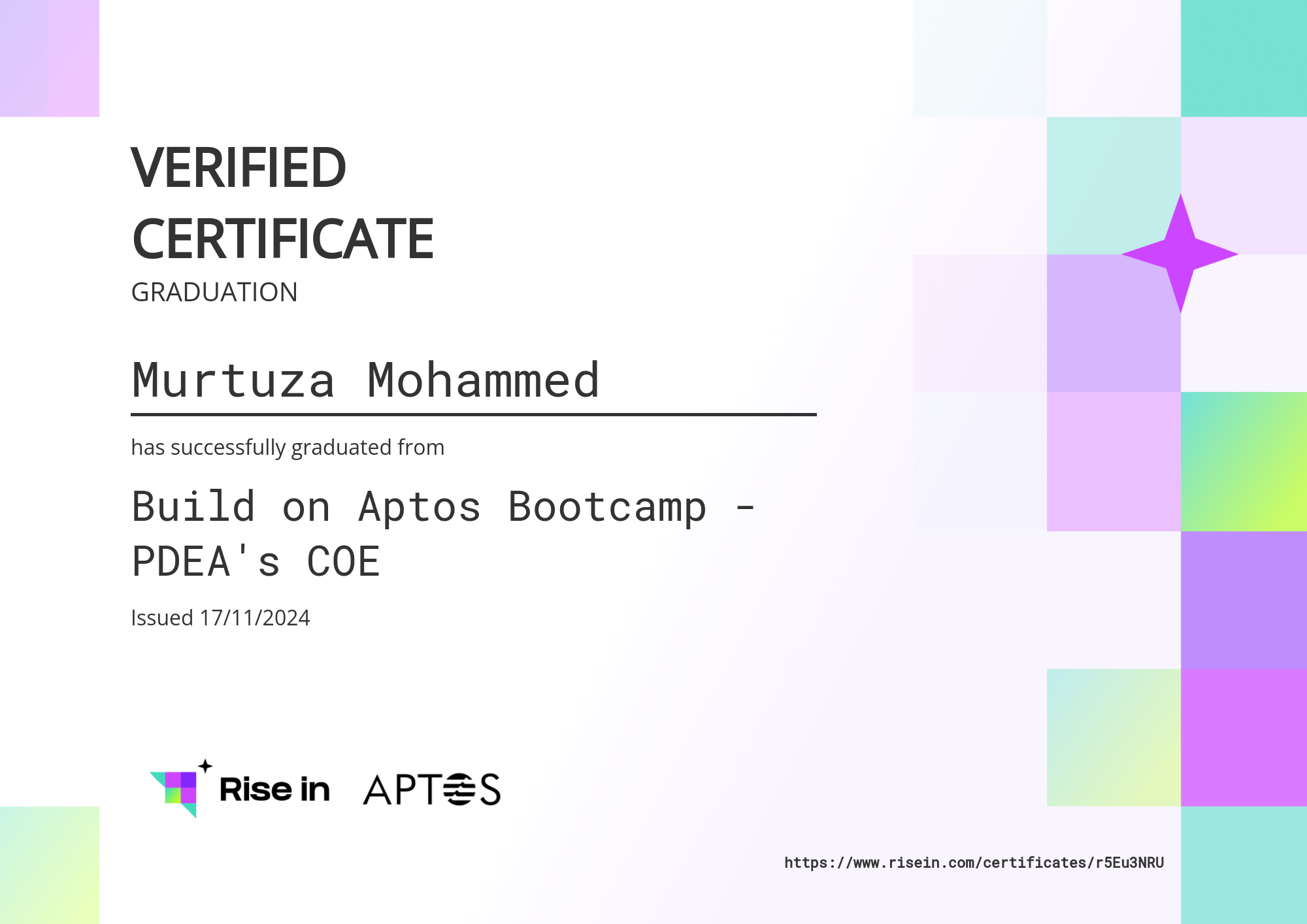 certificate image