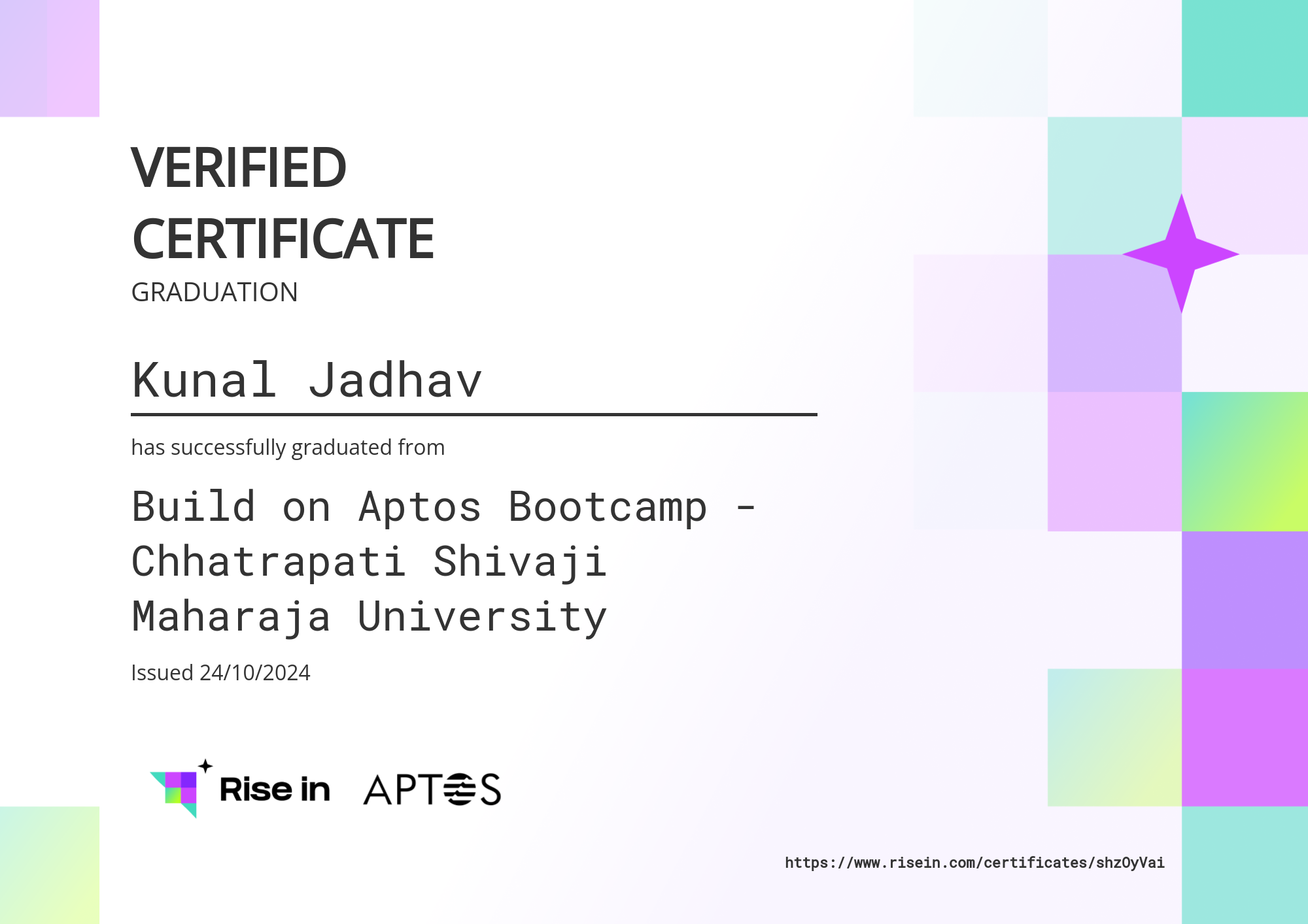 certificate image