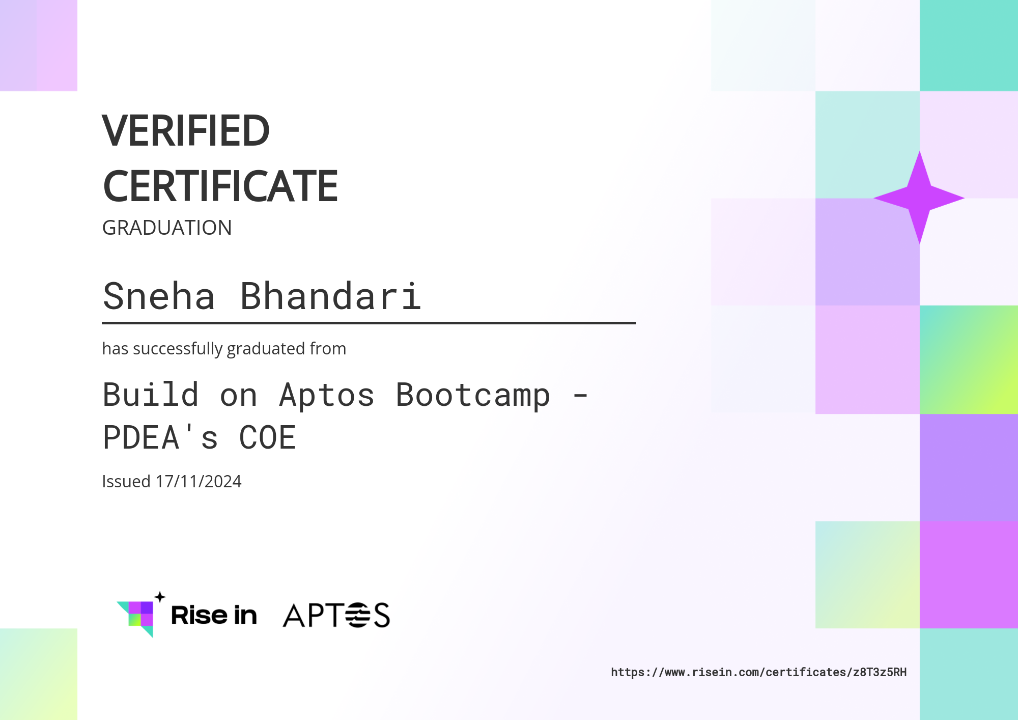 certificate image